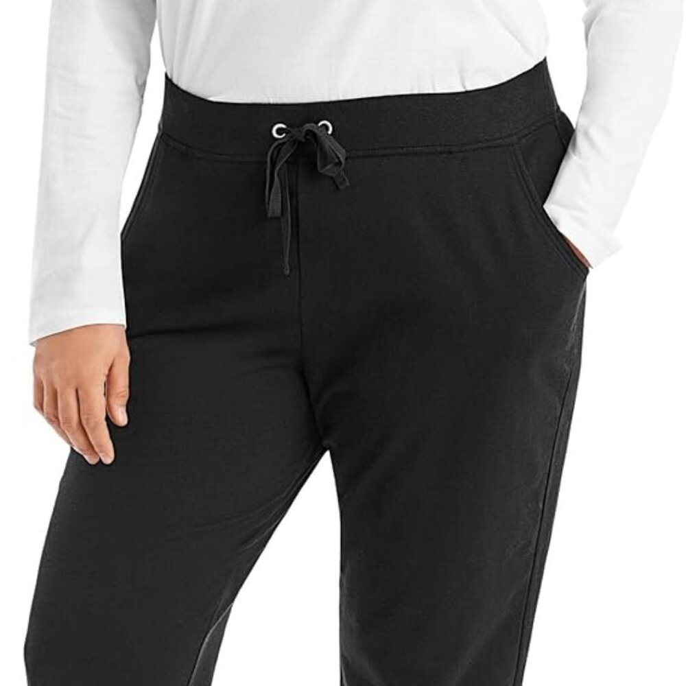 JMS by Hanes Women's Plus Size French Terry Pocket Capri